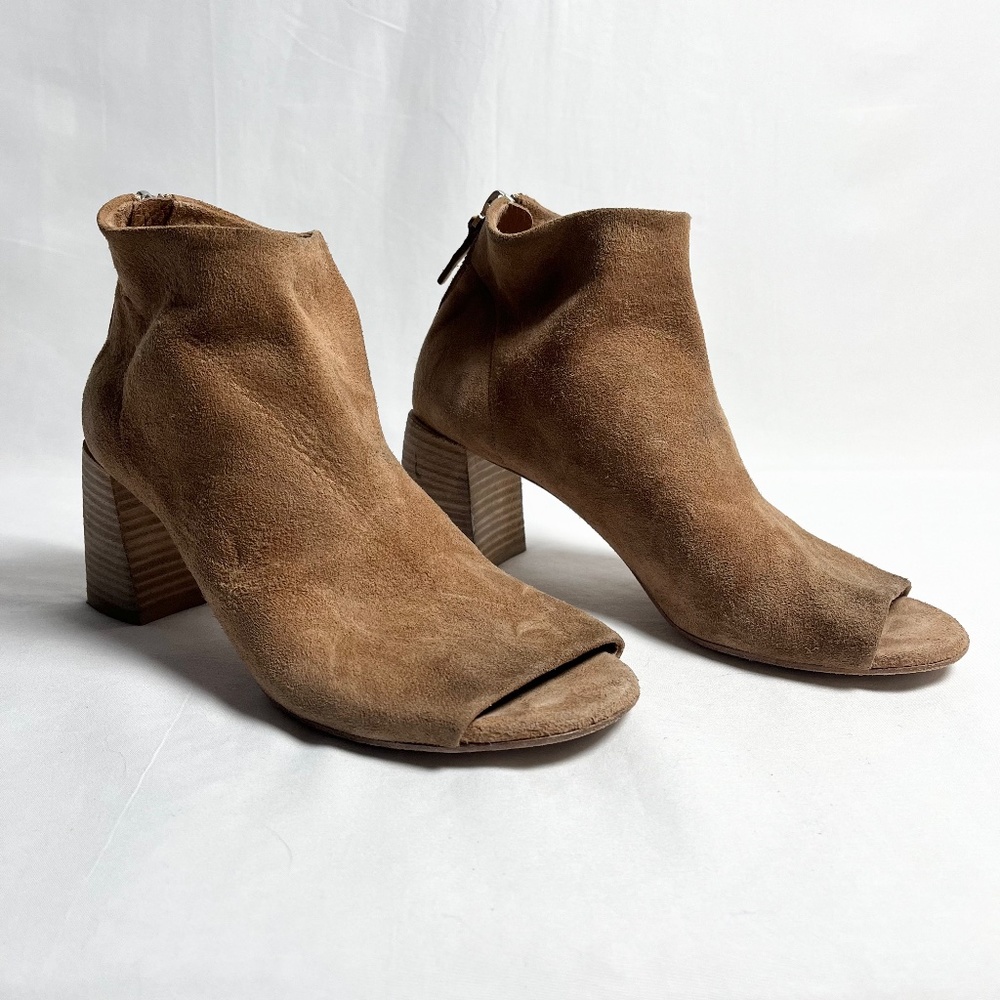 Marsell Tan Brushed Leather Booties